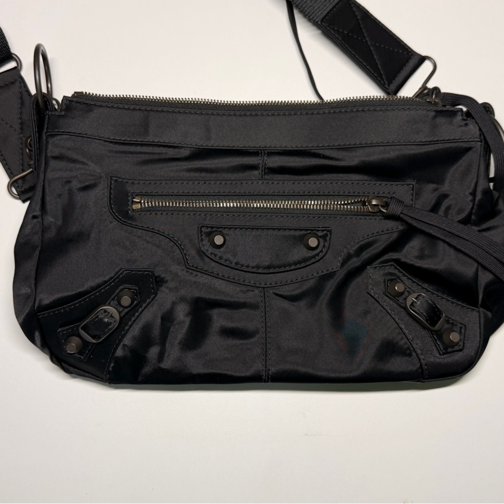 Balenciaga Small Crossbody Nylon (includes long and short strap. No dust bag)